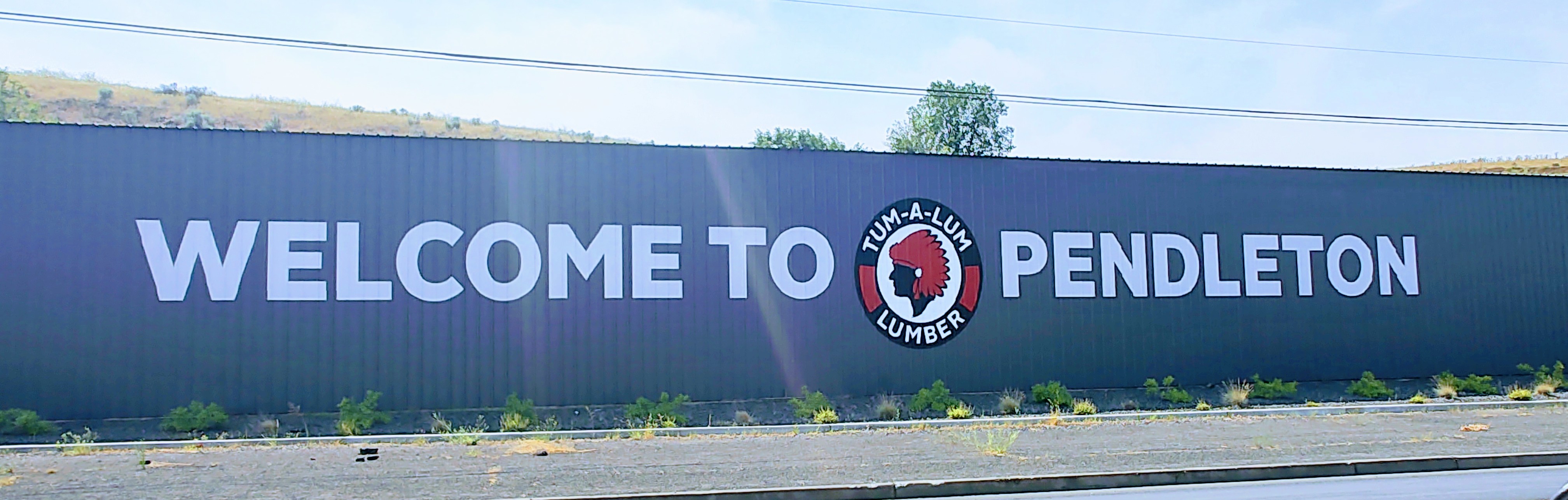 Sign Welcome to Pendleton